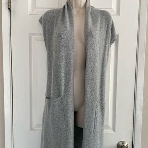 Grey sweater vest